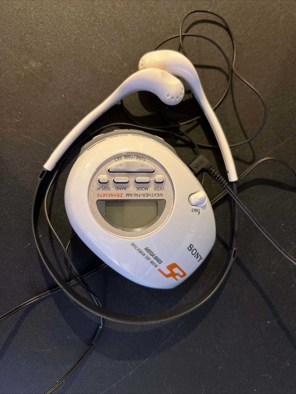 Sony S2 Sports Walkman SRF-M85W AM/FM/Weather Radio with MDR-W014 Headphones